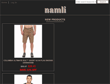 Tablet Screenshot of namliwebtasarim.com